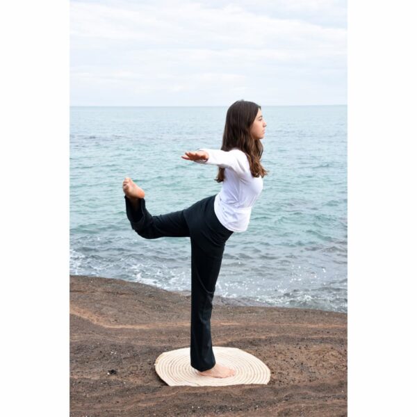 pantalon jupe yoga femme noir