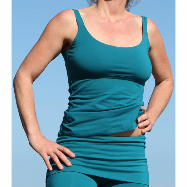 debardeur yoga bleu