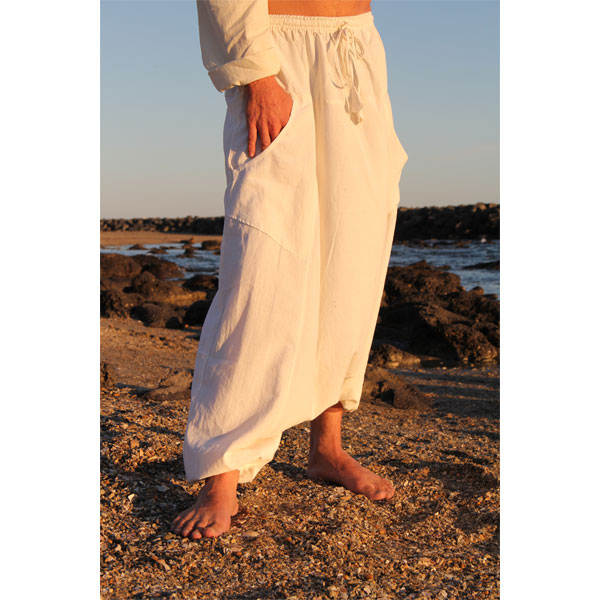 Sarouel coton homme- Vêtement Yoga eco-responsable - Kundal Yoga