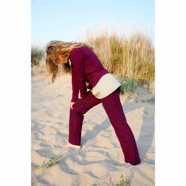 ensemble yoga - couleur prune